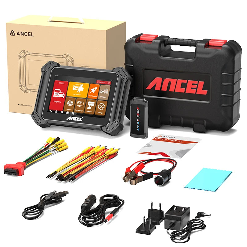 2025 ANCEL V6 Pro+ HD Automotive OBD2 Scanner Full System Diagnostic Tool 40+Reset ECU Coding FCA Autoauth For 12V 24V Car Truck